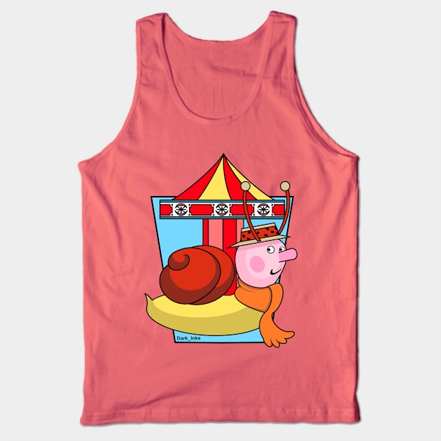 Brian the Snail - Magic Roundabout Tank Top by Dark_Inks